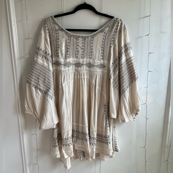 Free People Tops - Free People Embroidered Tunic
